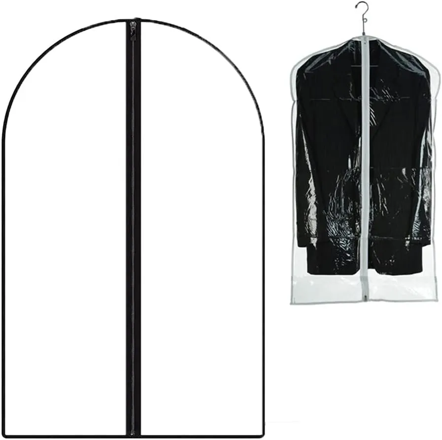 3 Garment Suit Bags 24"x 54" Zipper Coat Dress Storage Travel Protector Carrier