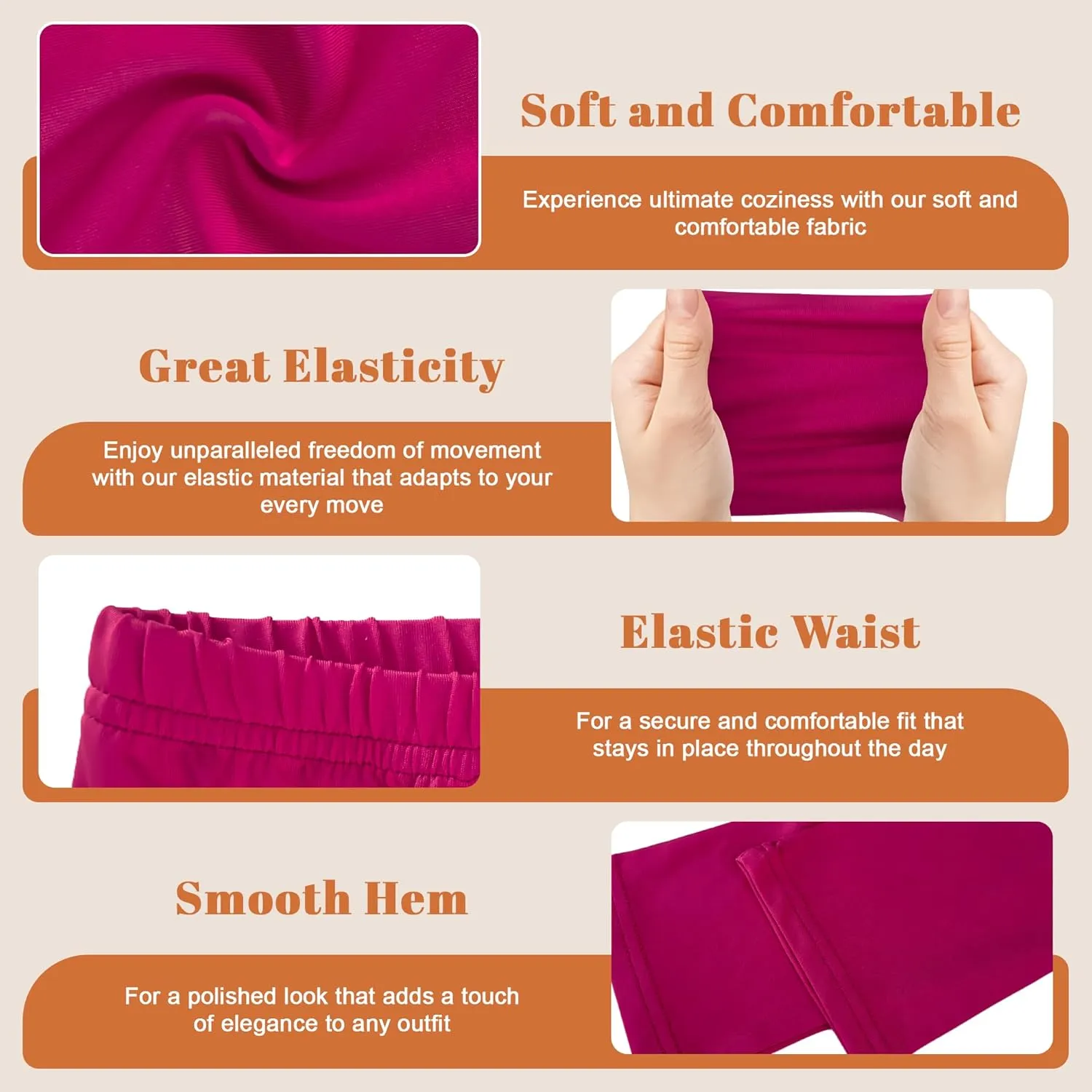 5 Pack Leggings for Girls Pants: Ankle Length Girl Leggings Stretchy Tights Pants for Girls in Size 4-12 Years