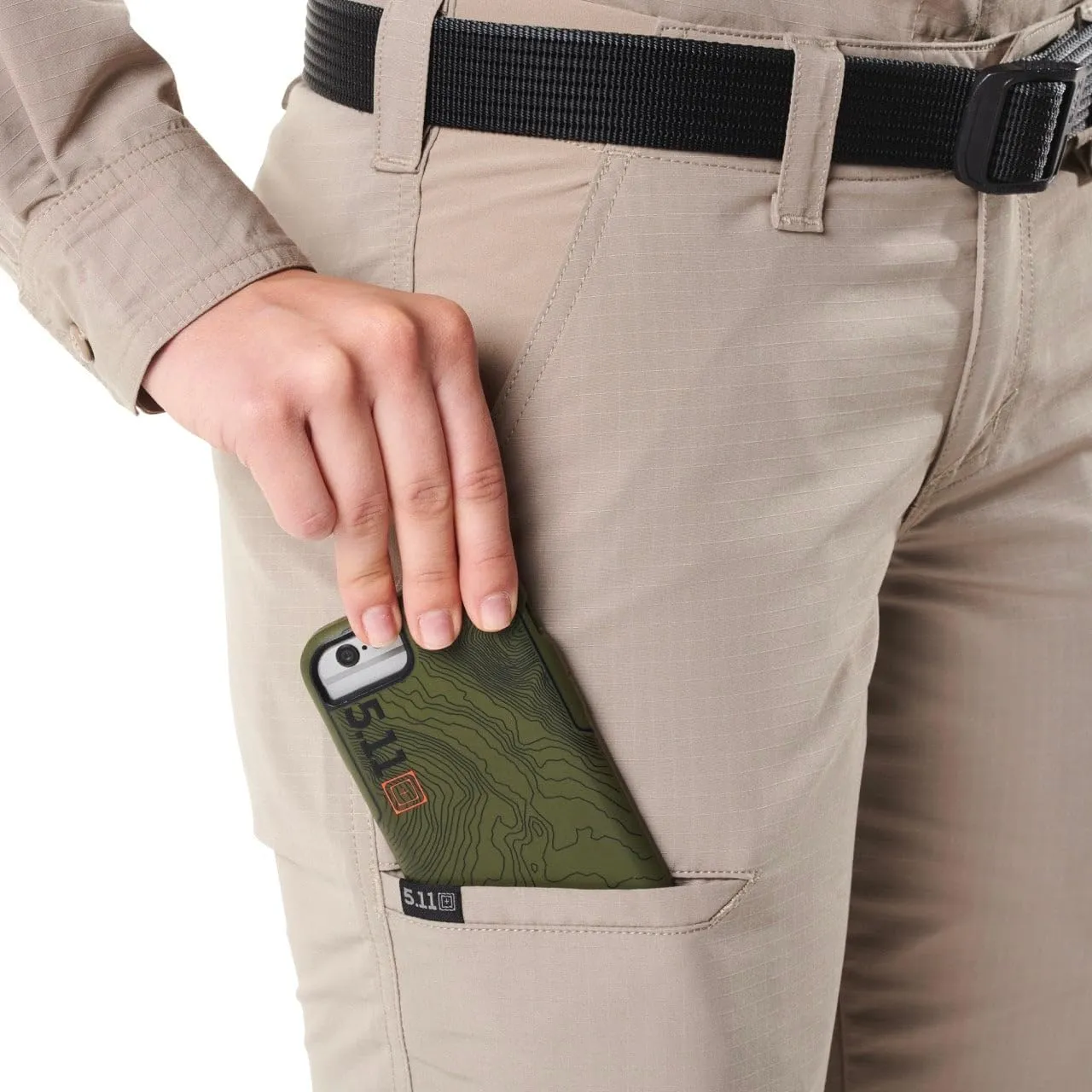 5.11 Tactical Women's Fast-Tac Urban Pants, Straight Fit, 5 Pockets, Style 64420ABR