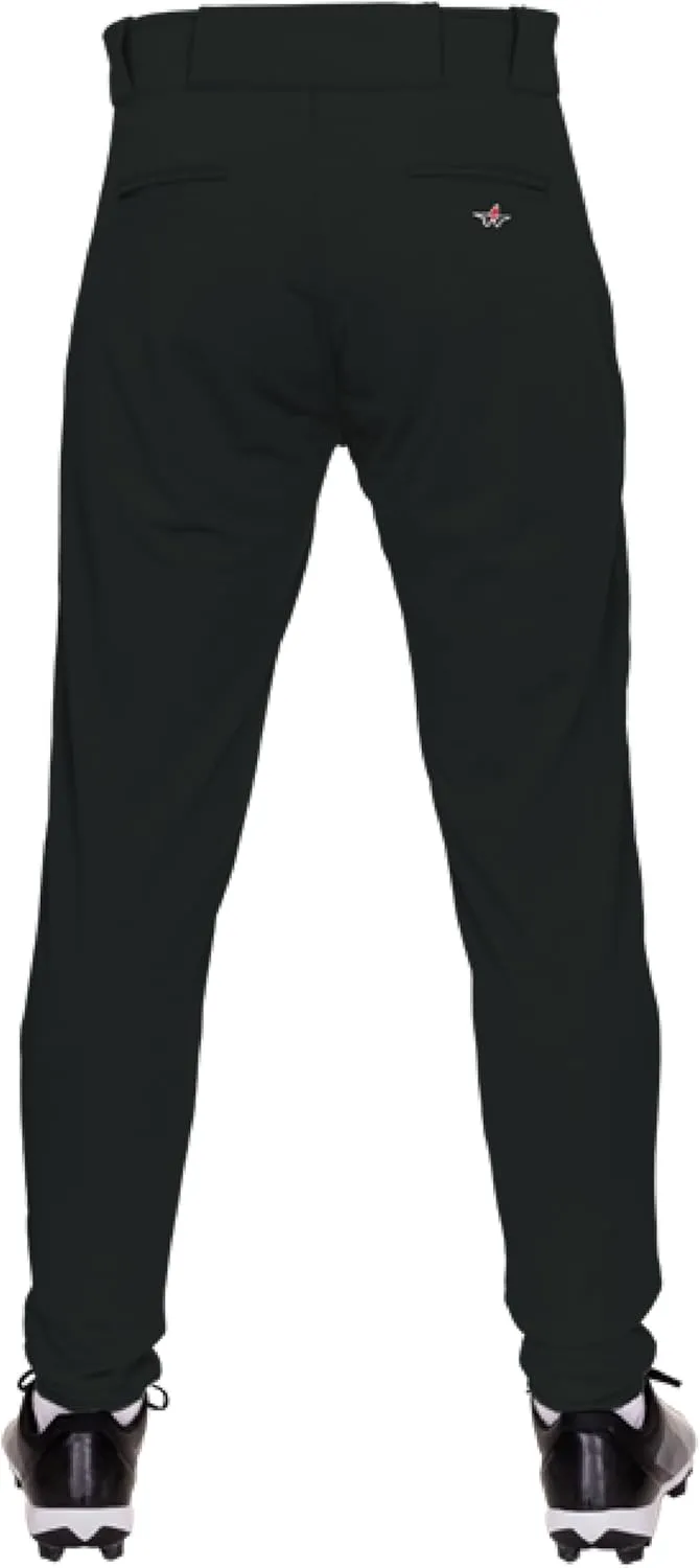 Alleson Athletic Boys' Crush Tapered Baseball Pant  Durable, Flexible Fabric, Moisture-Wicking, and Stylish Fit