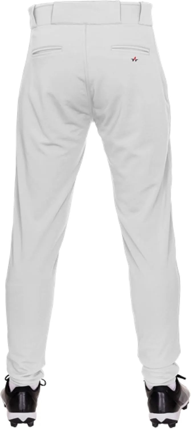 Alleson Athletic Boys' Crush Tapered Baseball Pant  Durable, Flexible Fabric, Moisture-Wicking, and Stylish Fit