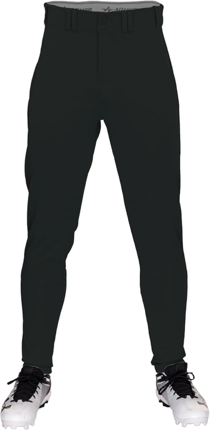 Alleson Athletic Boys' Crush Tapered Baseball Pant  Durable, Flexible Fabric, Moisture-Wicking, and Stylish Fit