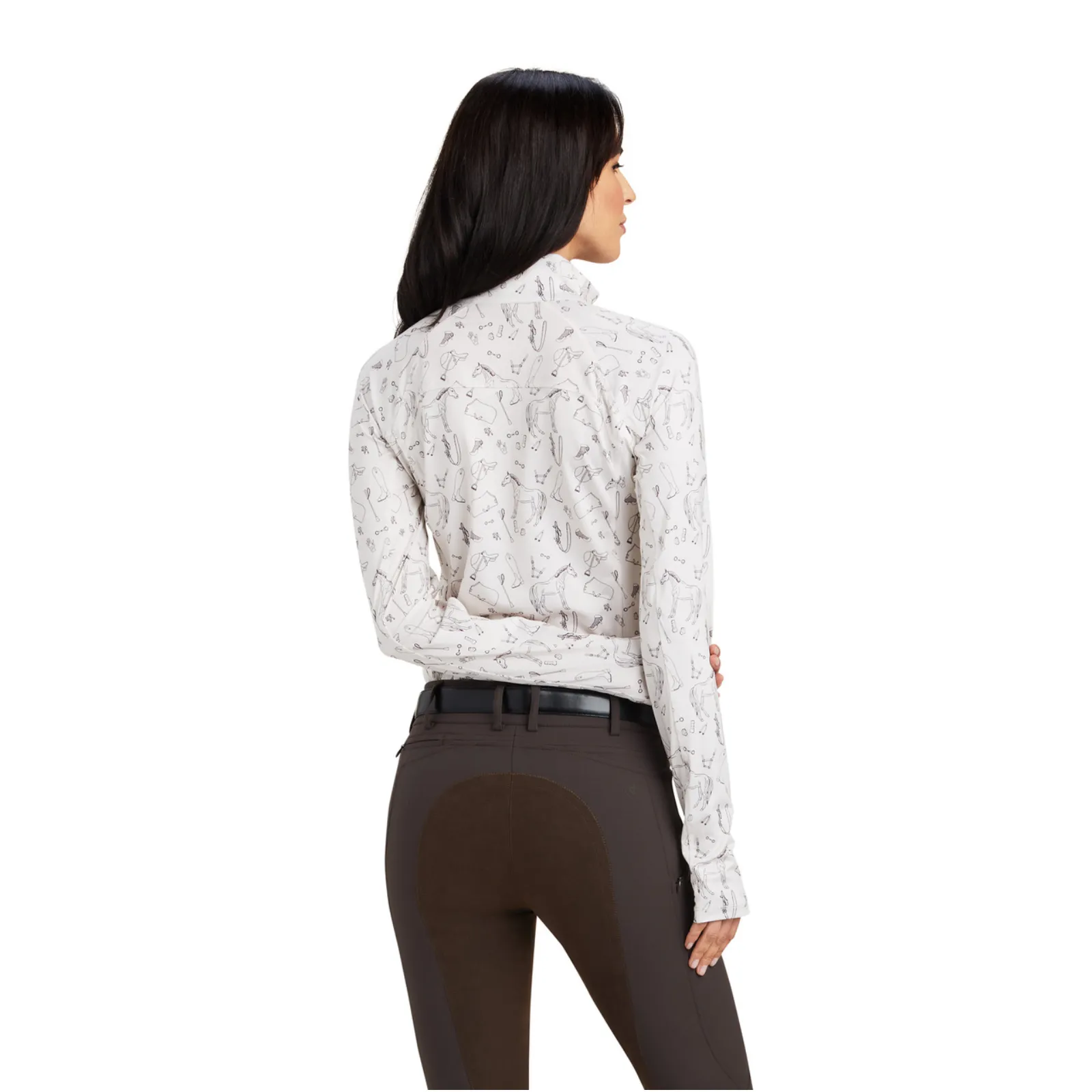 Ariat Ladies Lowell 2.0 Sea Salt Base Layer Pullover 10041205
