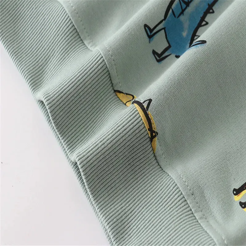 Baby Boy Long Dinosaur Animal Sweaters