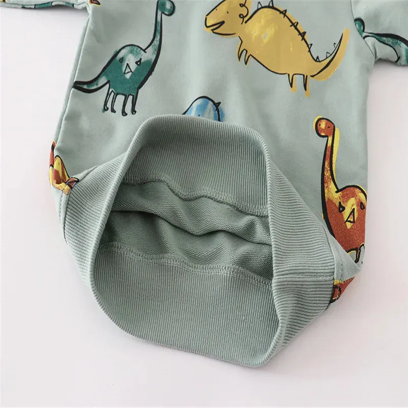 Baby Boy Long Dinosaur Animal Sweaters