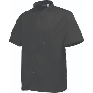 Basic Stud Jacket Short Sleeve Black M Size 40-42