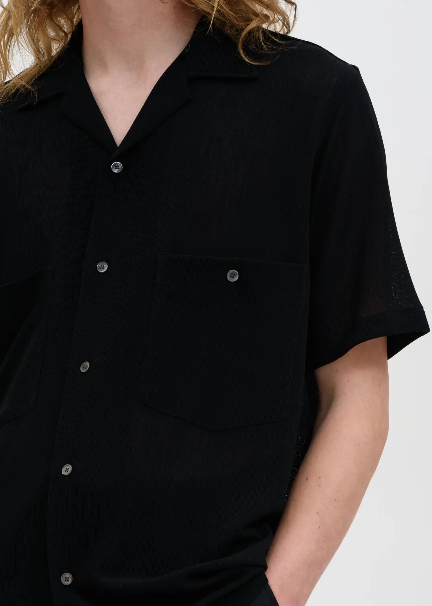 Black Dexter Japanese Soft Mesh Shirt