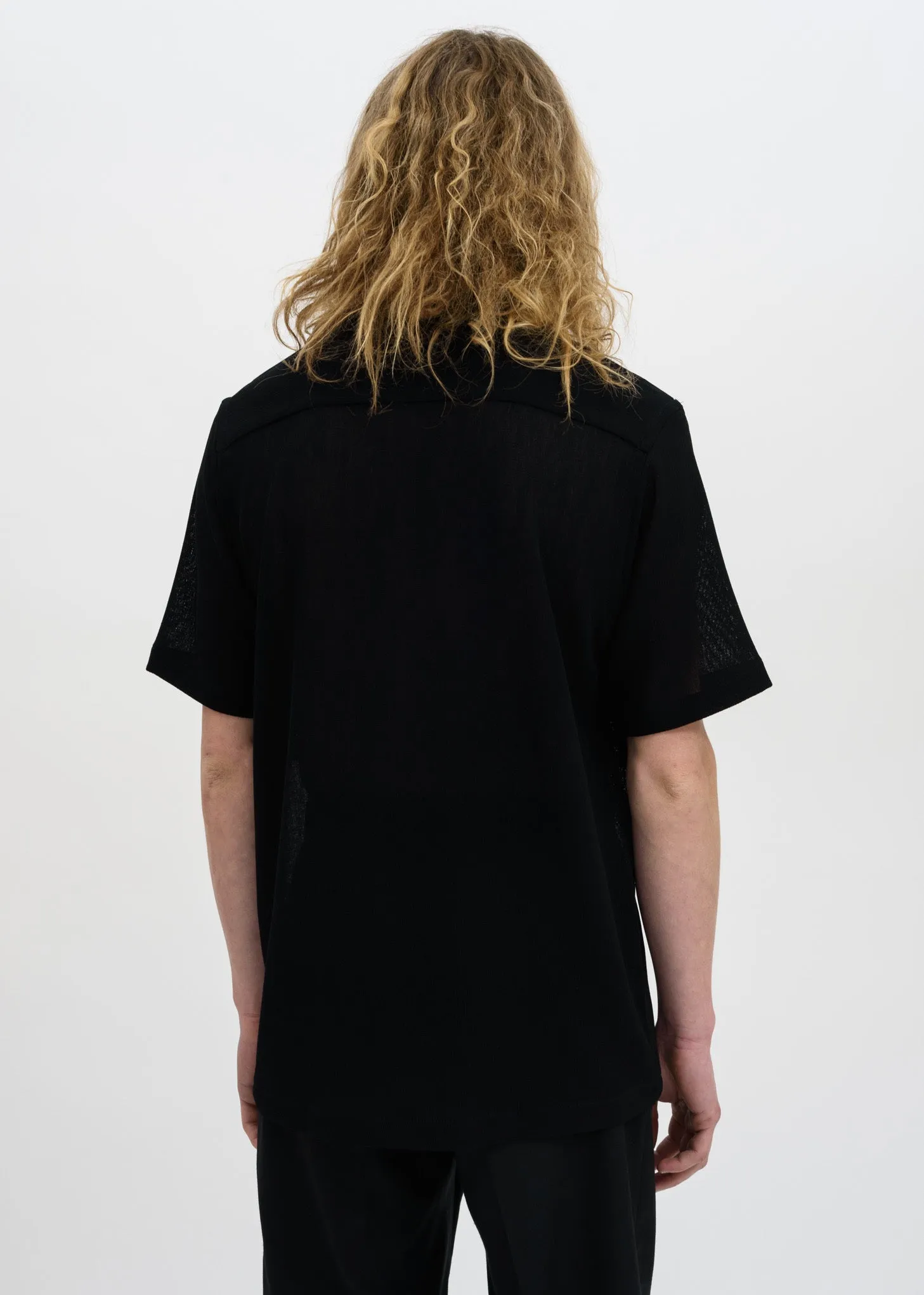 Black Dexter Japanese Soft Mesh Shirt