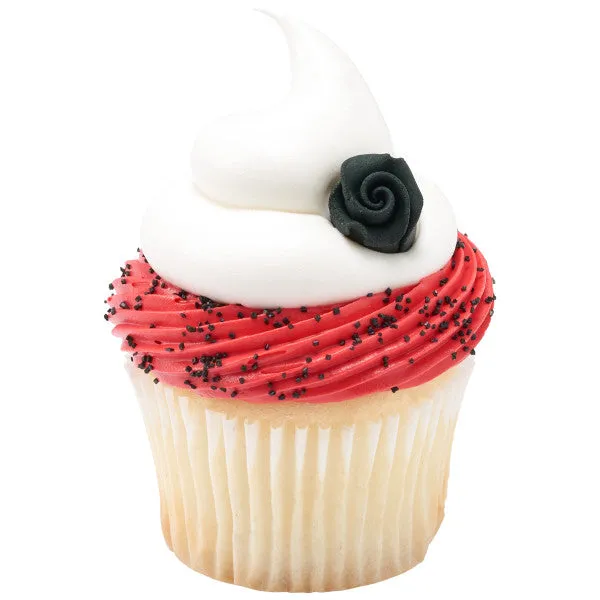 Black Rose Assortment SugarSoft Premium Edible Decorations