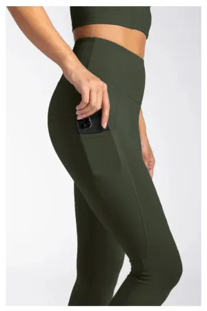Brushed Olive Legging