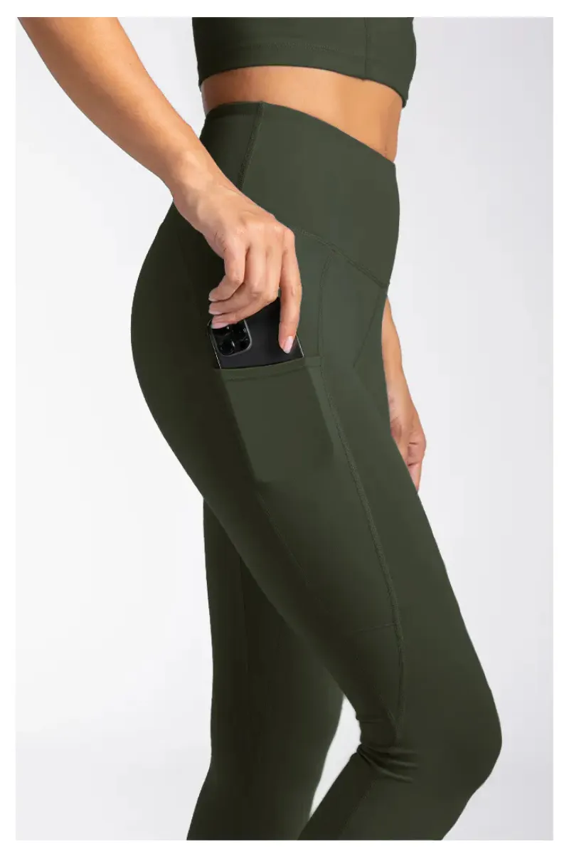 Brushed Olive Legging