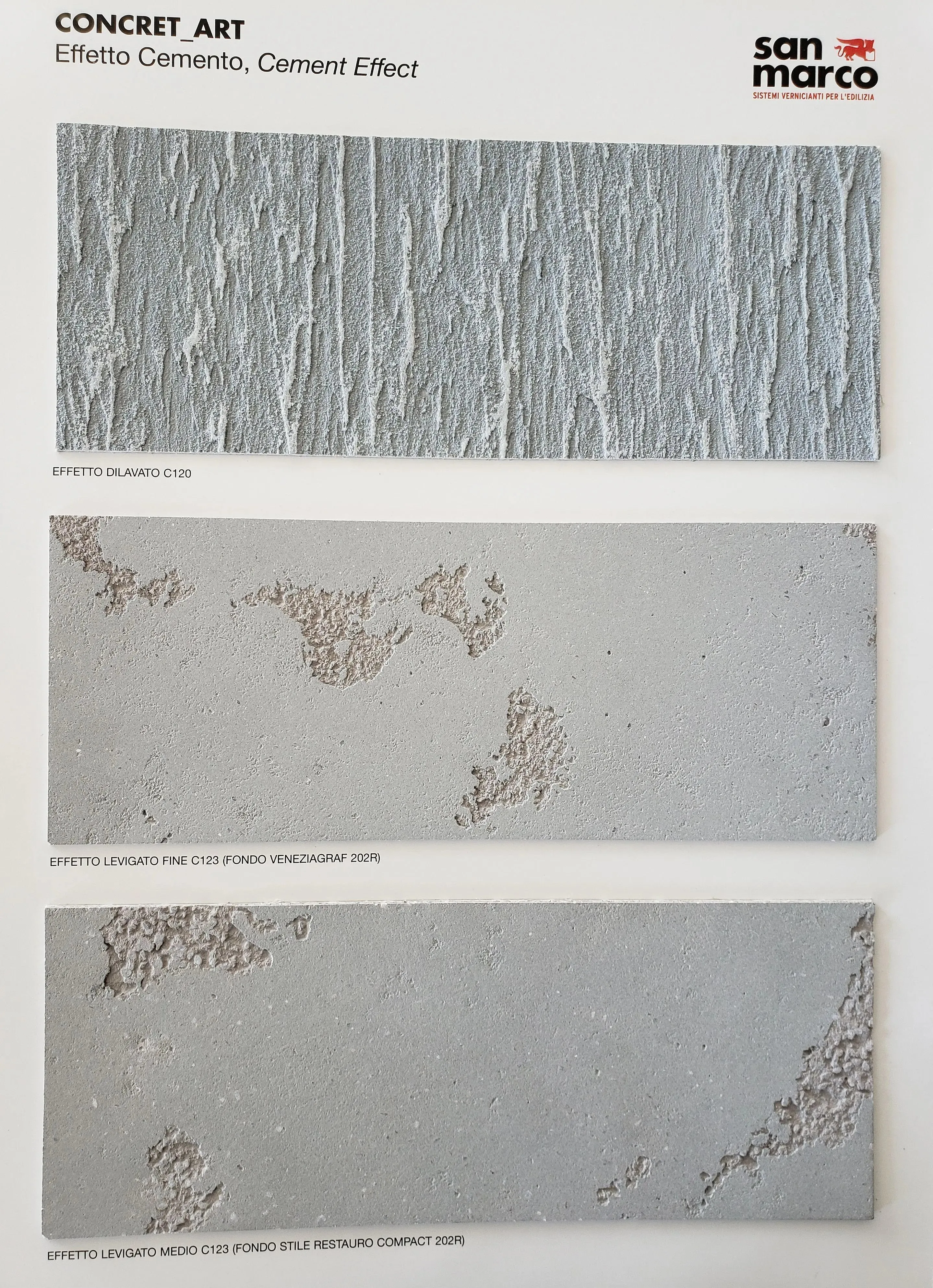 CONCRETE ART - Faux Concrete Decorative Plaster by San Marco
