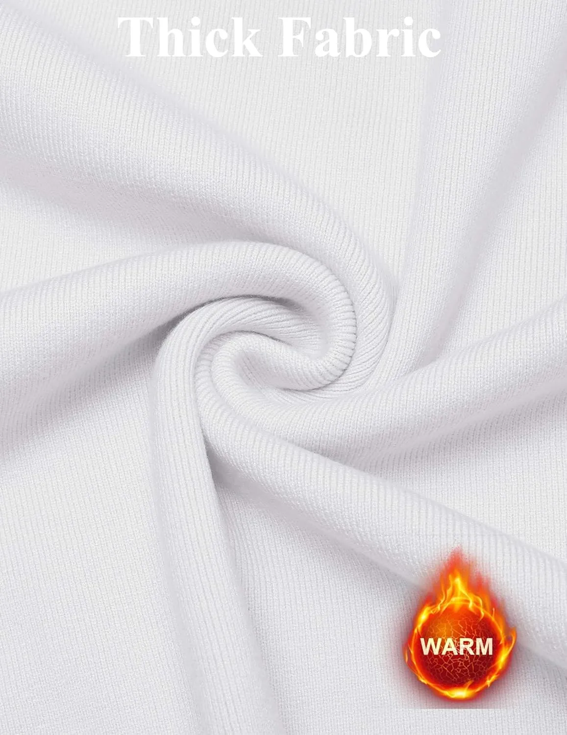 COOFANDY Mens Long Sleeve Polo Sweater Knit Polo Casual Heavyweight Thermal Pullover Sweater with Pocket