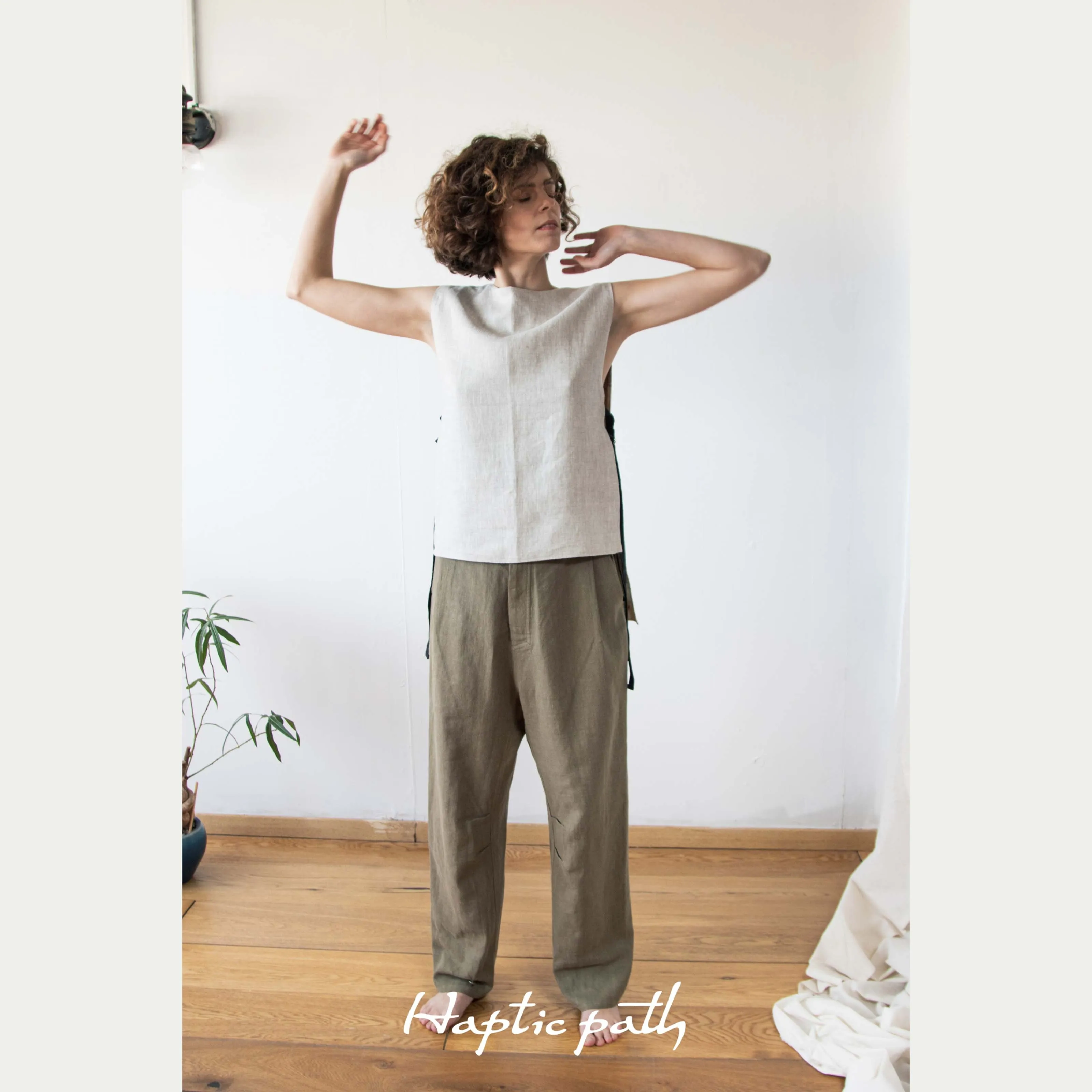 Custom wide unisex pants