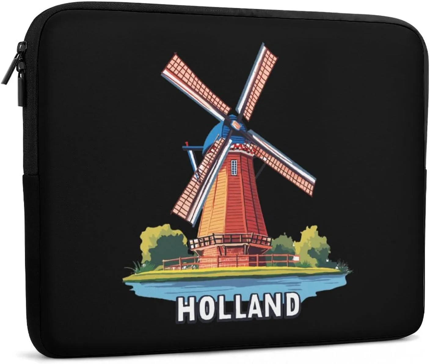 Dutch Holiday in Holland Laptop Case Sleeve Bag 10inch Durable Shockproof Protective Computer Carrying Cover Briefcase