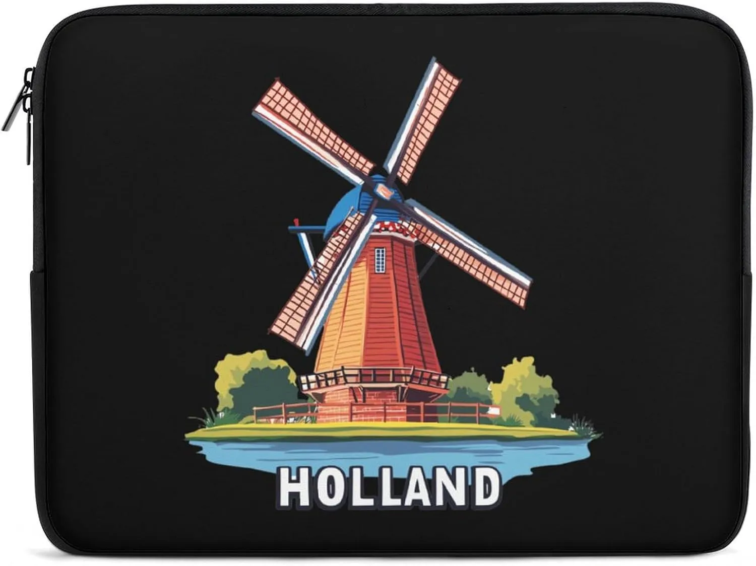 Dutch Holiday in Holland Laptop Case Sleeve Bag 10inch Durable Shockproof Protective Computer Carrying Cover Briefcase
