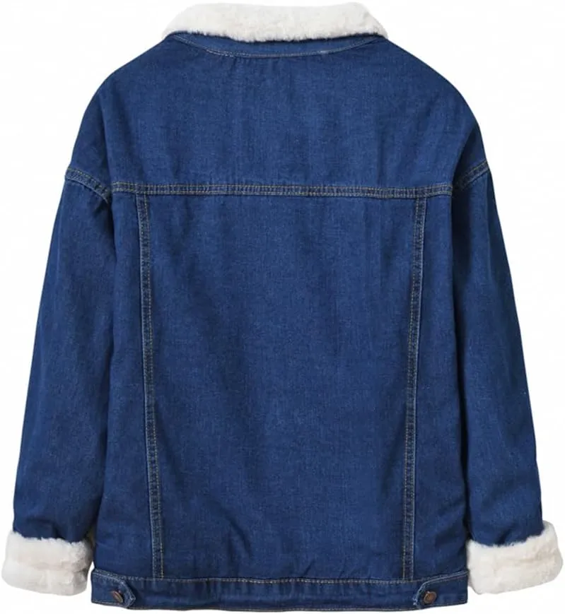 Fashion Mens Denim Trucker Jackets Slim Fit Mens Jeans Jacket Cotton Outwear Coat Long Sleeve Plus Size Male