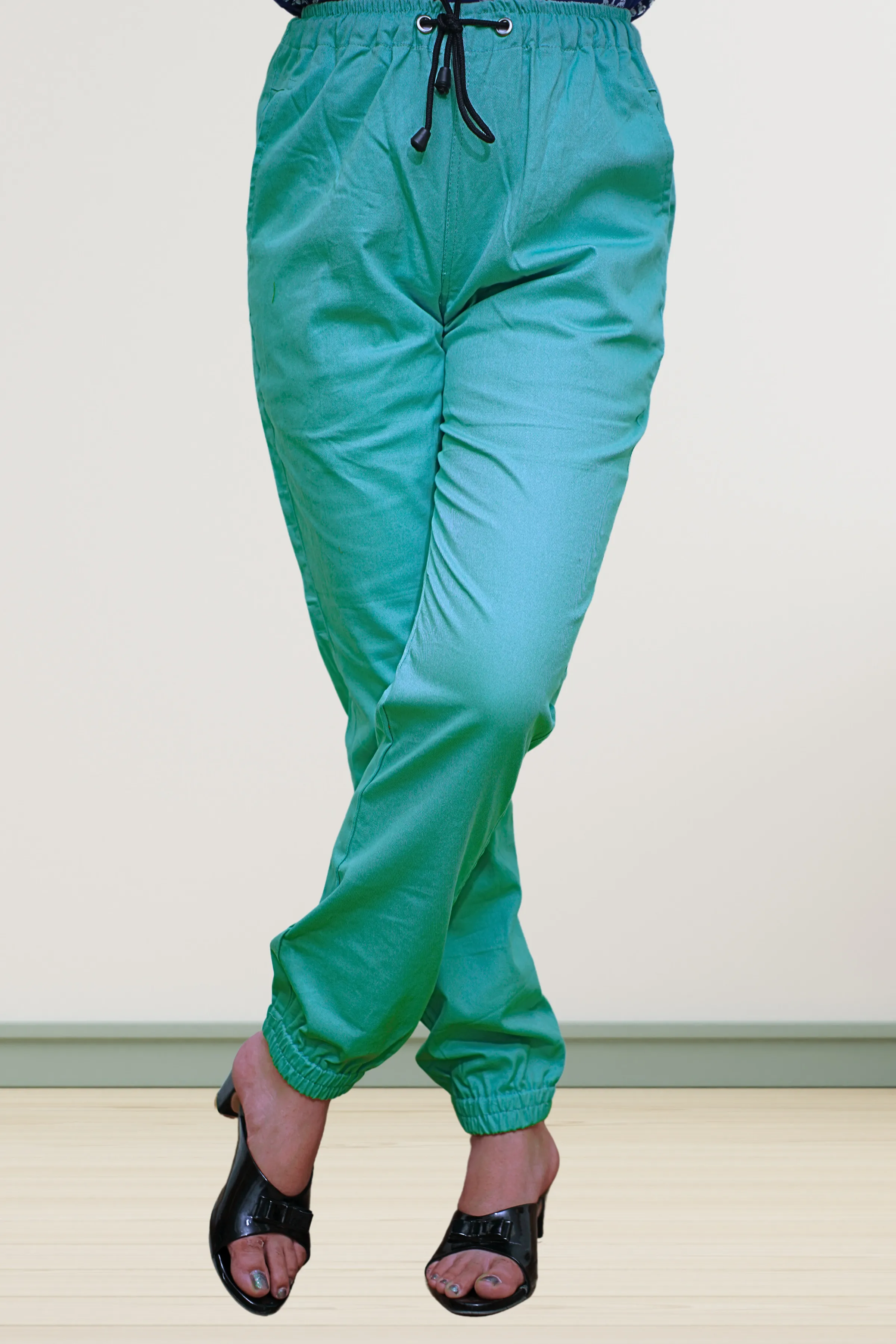 Firozi Cotton Cargo Pants