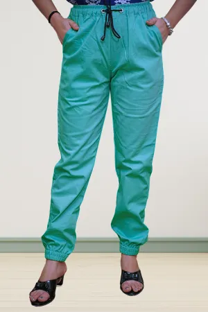 Firozi Cotton Cargo Pants