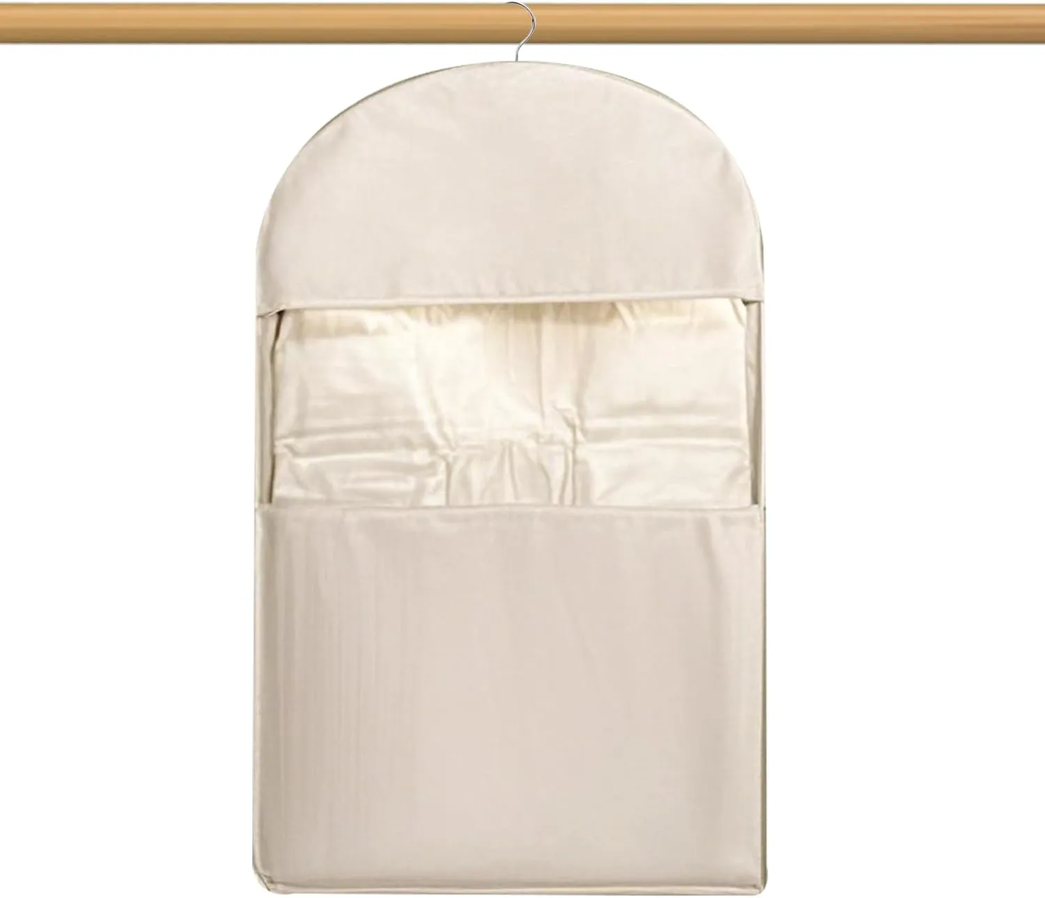 Garment Bag For Closet,Down Jacket Compression Storage Bag,Space-Saving Hangable Garment Covers,Clothing Organizer Bags With Self-Compression Zipper