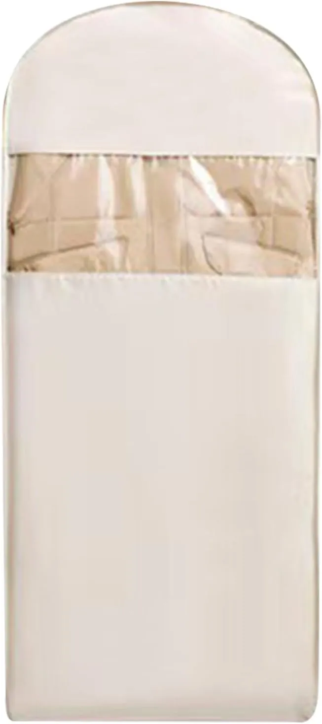 Garment Bag For Clothes | Dress Bag for Closet Clothes | Clothing Dust Bags With Self-Compression Zipper | Space-Saving Hangable Garment Covers For Bedroom Wardrobe Apartment College Dorm