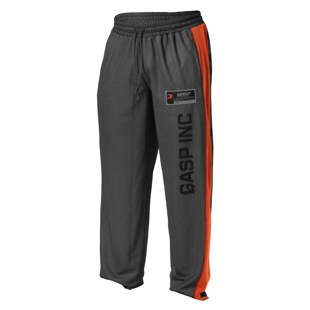 GASP NO1 MESH PANT (Black/Flame) - ملابس رياضية