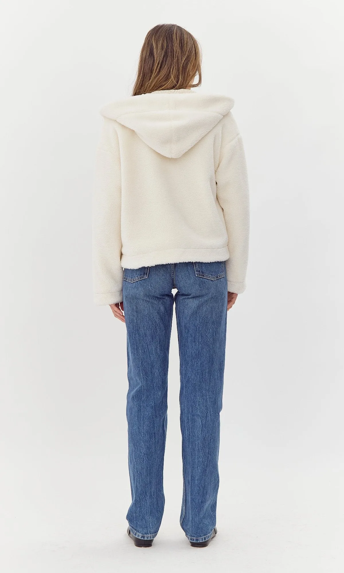 Gigi Zip Up Cozy Sherpa Hoodie