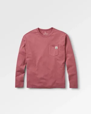Heritage Recycled Relaxed Fit LS T-Shirt - Mauve Dusk