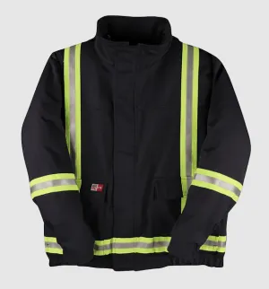 Jacket - Big Bill Westex UltraSoft®  Flame-Resistant Unlined 3-in-1 Reflective Bomber Jacket, L495US9🍁
