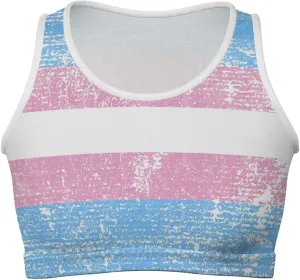 Jamaican Flag Basic Crop Tank Tops Sleeveless Soft Crop Top for Women