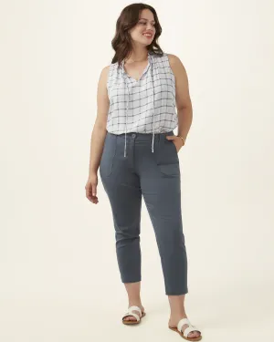 Jayden Ankle Pant | Charcoal Grey