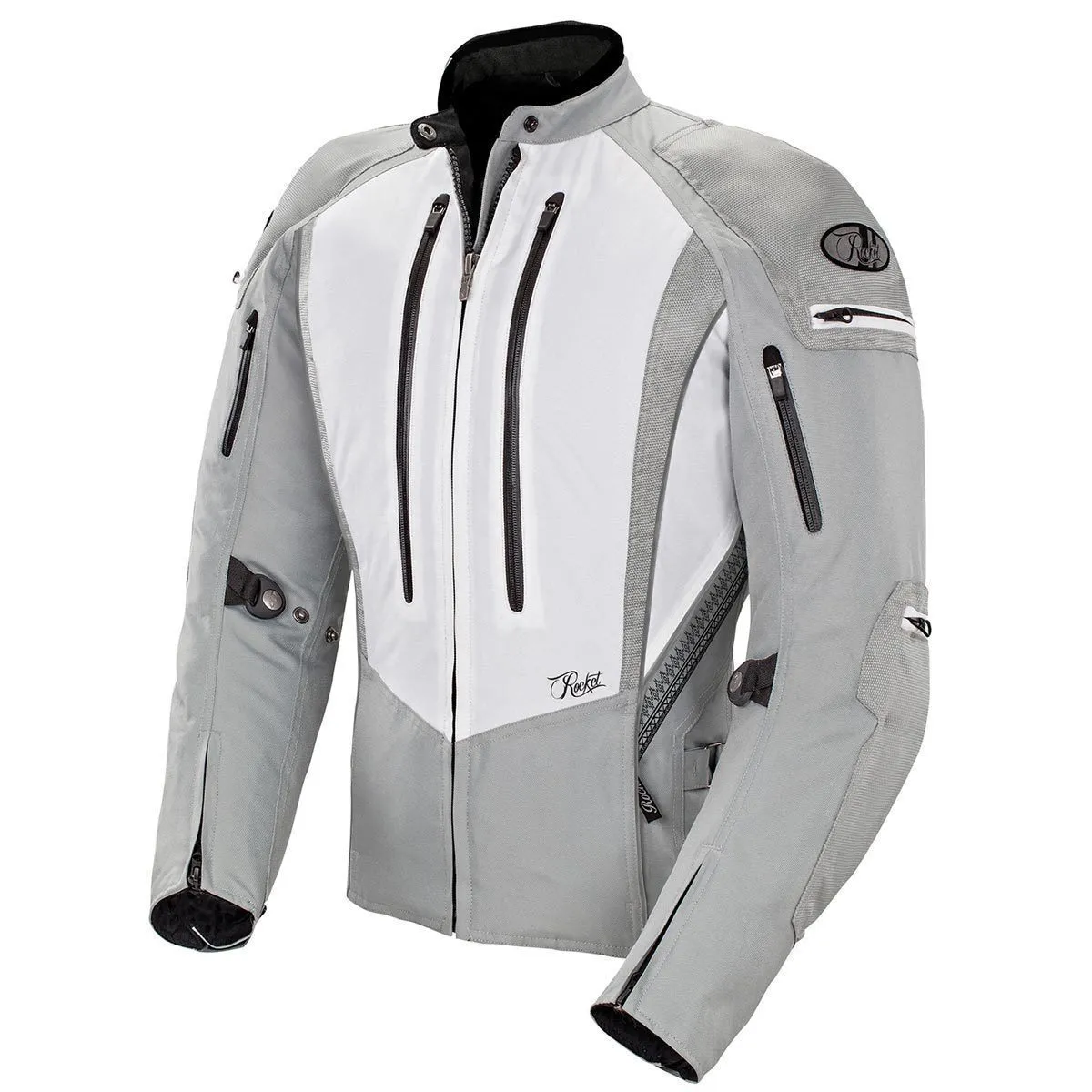Joe Rocket Atomic 5.0 Women's White/Silver Textile Jacket