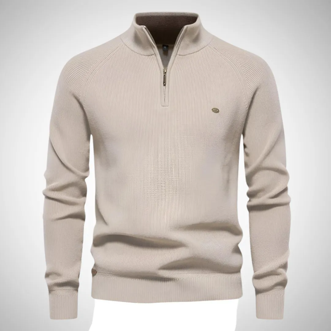 Kevin Stylish Half-Zip Sweater