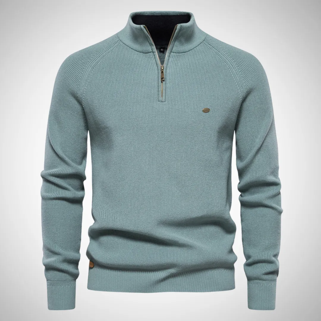 Kevin Stylish Half-Zip Sweater