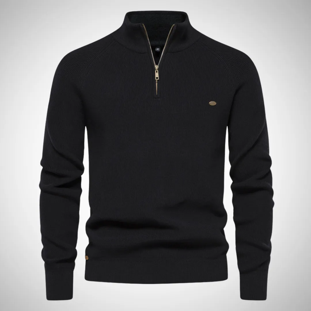 Kevin Stylish Half-Zip Sweater