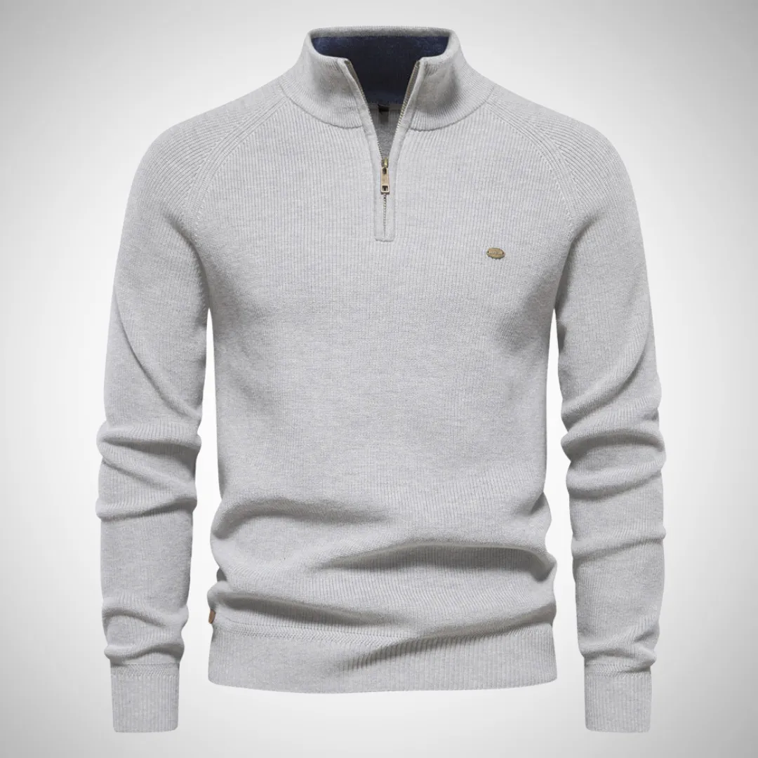 Kevin Stylish Half-Zip Sweater