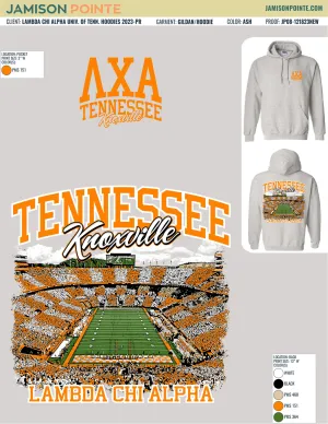Lambda Chi Alpha University of Tennessee Hoodies