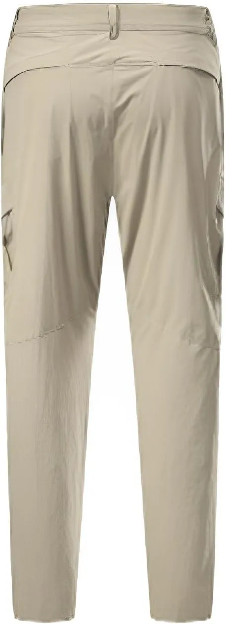 lcyhony Golf Pants Men Stretch Lightweight Slim Fit Dress Pants Button High Waist Casual Athletic Chinos Pants with Pockets