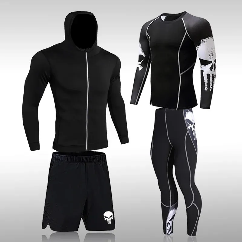 Men's Compression Running Sportswear Set