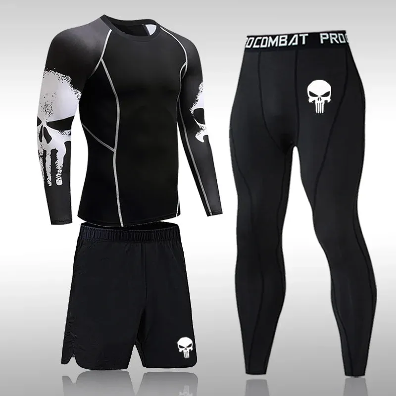 Men's Compression Running Sportswear Set