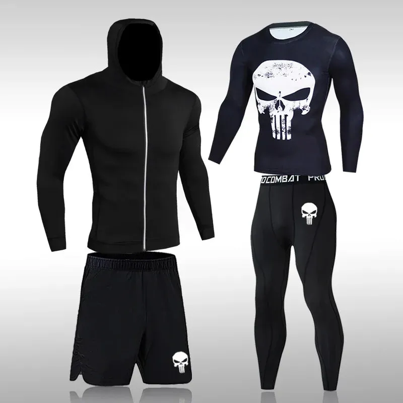 Men's Compression Running Sportswear Set