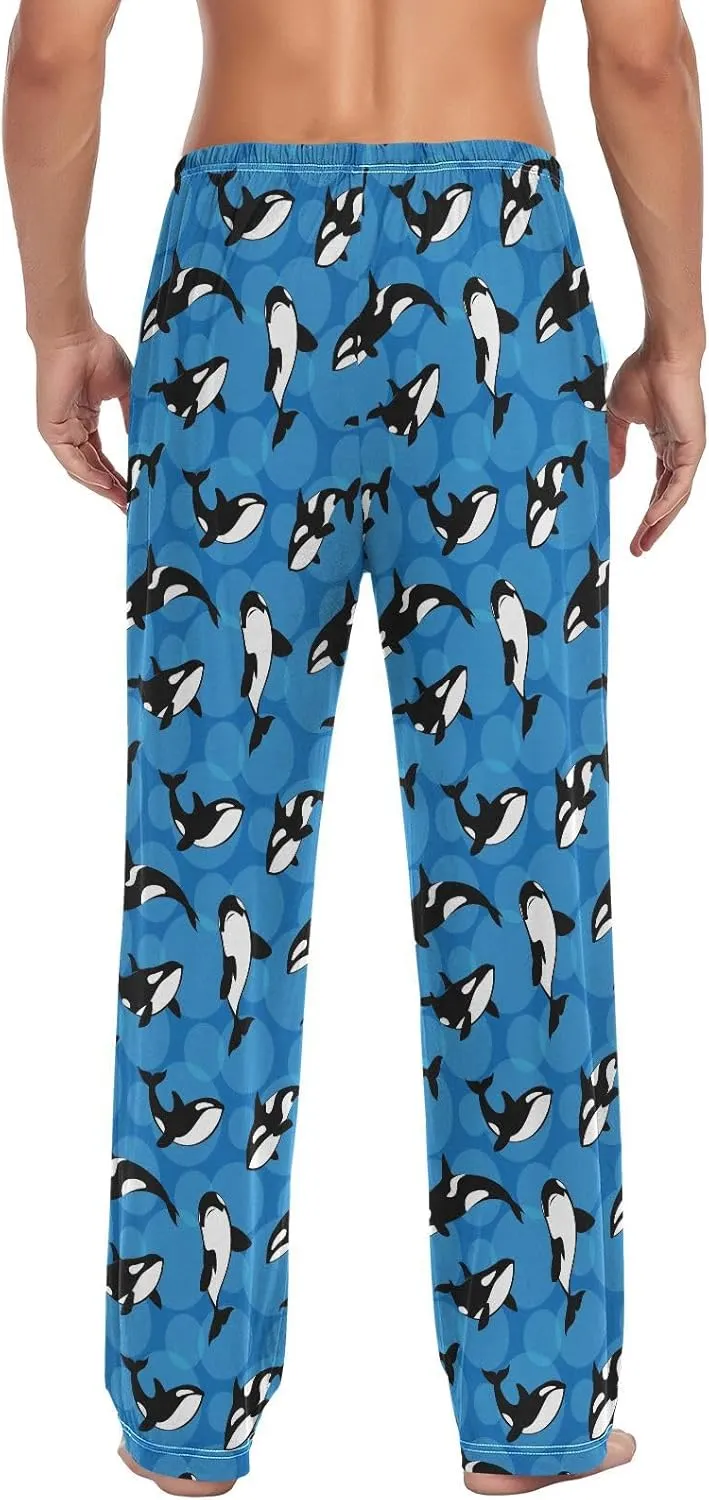Men's Pajama Pants Super Soft Sleep Lounge Pants Pjs Bottoms with Pockets