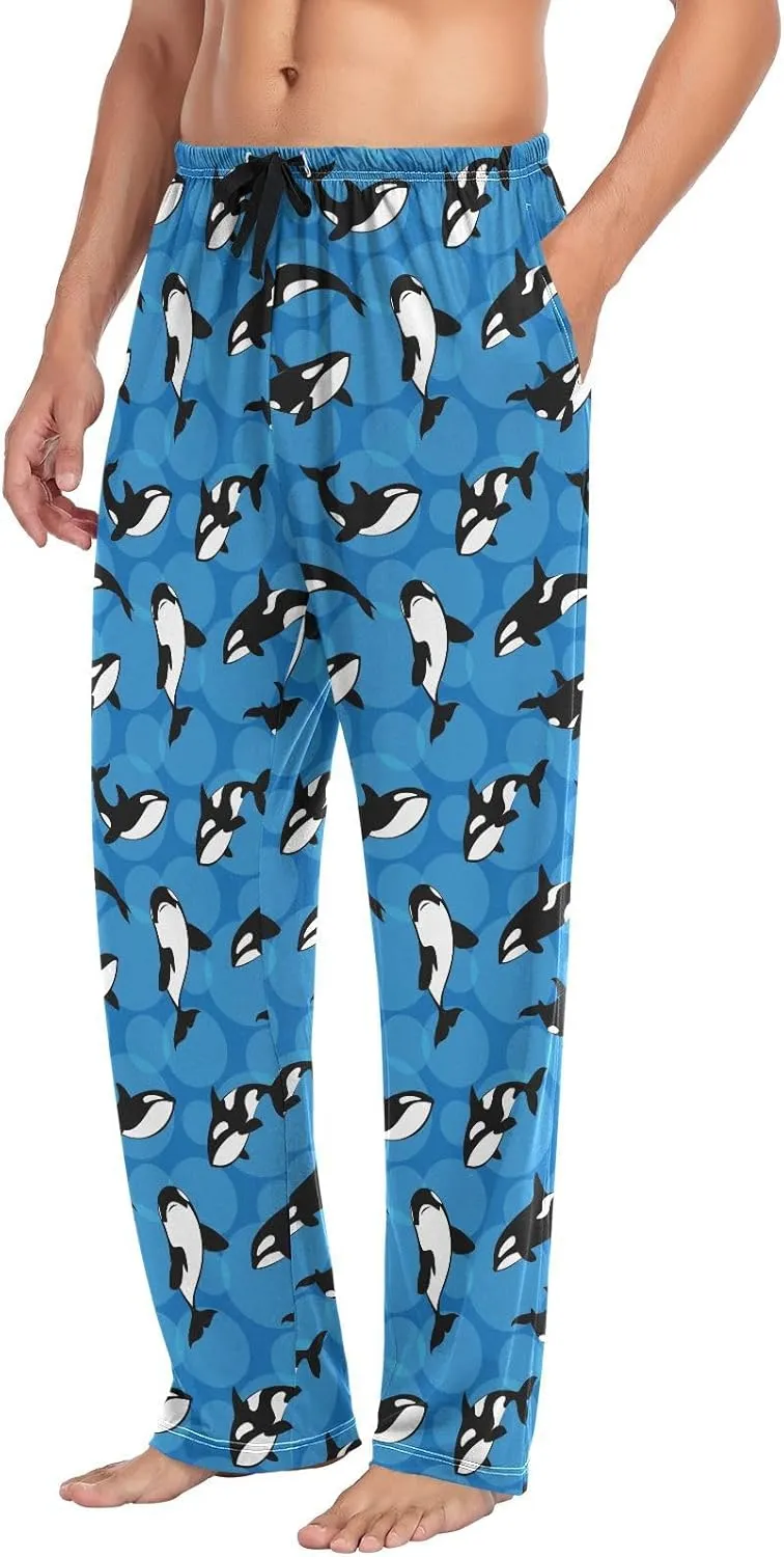 Men's Pajama Pants Super Soft Sleep Lounge Pants Pjs Bottoms with Pockets