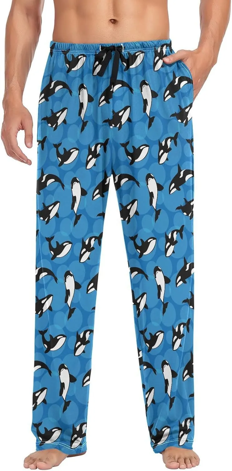 Men's Pajama Pants Super Soft Sleep Lounge Pants Pjs Bottoms with Pockets