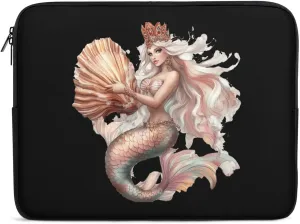 Mermaid Sea Queen Laptop Case Sleeve Bag 13inch Durable Shockproof Protective Computer Carrying Cover Briefcase