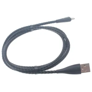 Metal USB Cable, Wire Power Charger Cord 3ft - AWL61