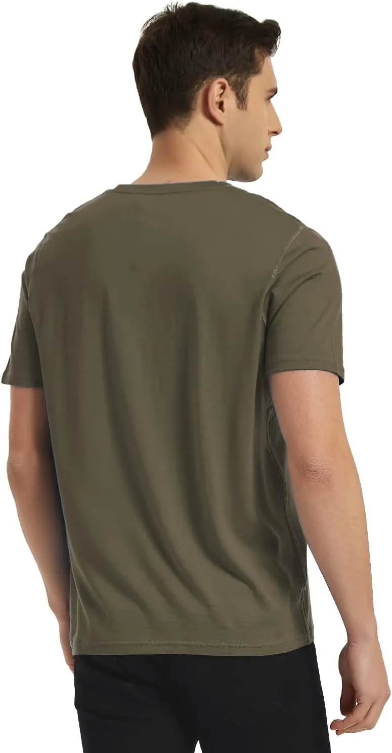 METARINO Merino Wool T-Shirts Mens Short Sleeve Lightweight Base Layer for Hiking,Travel,Hunting,Cycling
