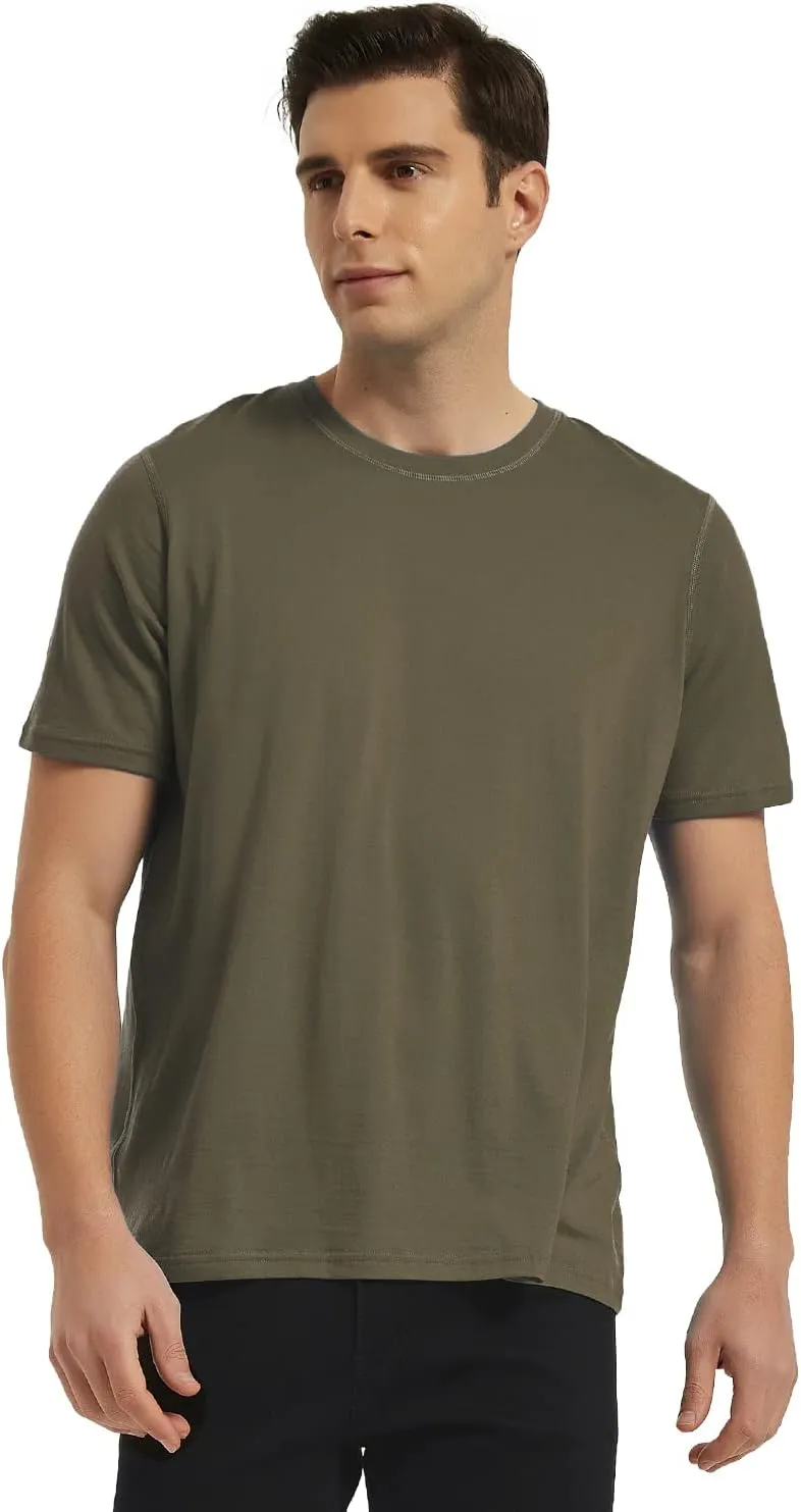 METARINO Merino Wool T-Shirts Mens Short Sleeve Lightweight Base Layer for Hiking,Travel,Hunting,Cycling