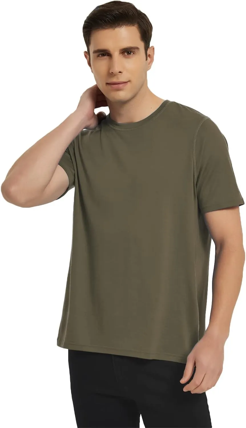 METARINO Merino Wool T-Shirts Mens Short Sleeve Lightweight Base Layer for Hiking,Travel,Hunting,Cycling