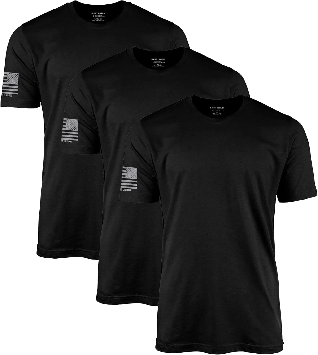 Patriotic Shirts for Men - American Patriot Graphic Tee - USA & Freedom Style - Super Soft Premium Shirt Pack